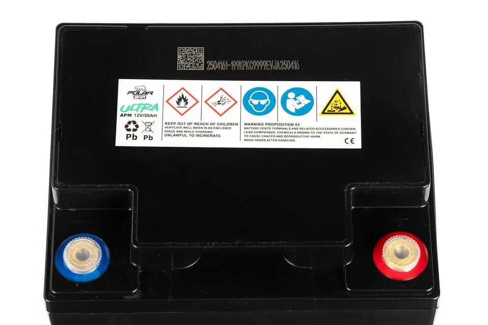 12V 50Ah Polar Bär Ultra AGM Blei Gel Batterie | Akku für Elektro mobile Fahrzeuge pilt 4