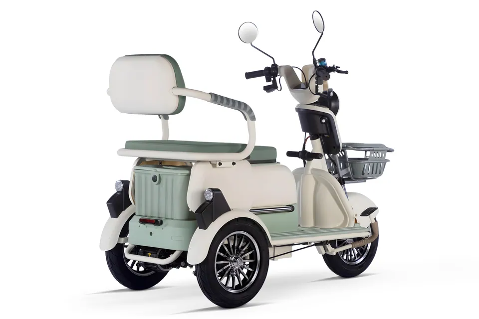 Geco CX2 Dreirad Scooter R120 Elektro Roller Mobil 1200W 60V pilt 5