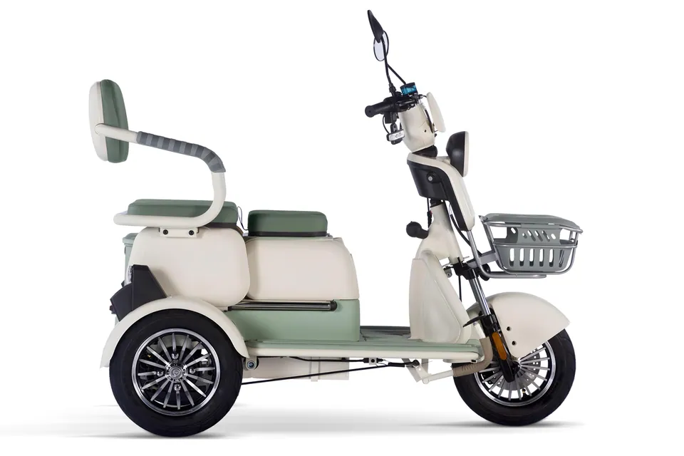 Geco CX2 Dreirad Scooter R120 Elektro Roller Mobil 1200W 60V pilt 7