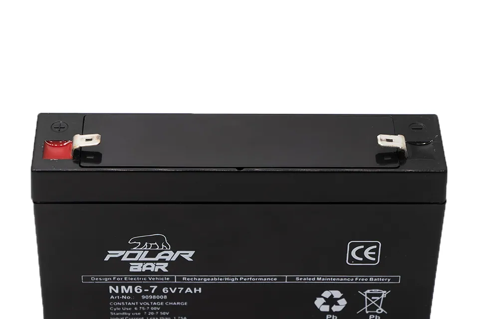 6V 7Ah Polar Bär AGM Batterie | Akku für Elektro Kinder Fahrzeuge pilt 2