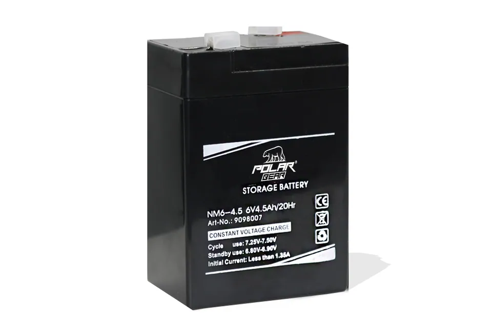 6V 4,5Ah Polar Bär AGM Batterie | Akku für Elektro Kinder Fahrzeuge