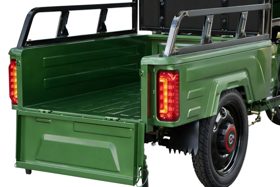 Geco Moto Truck P10 Dreirad Motorrad Cargo TUK TUK Kipper 72V pilt 12