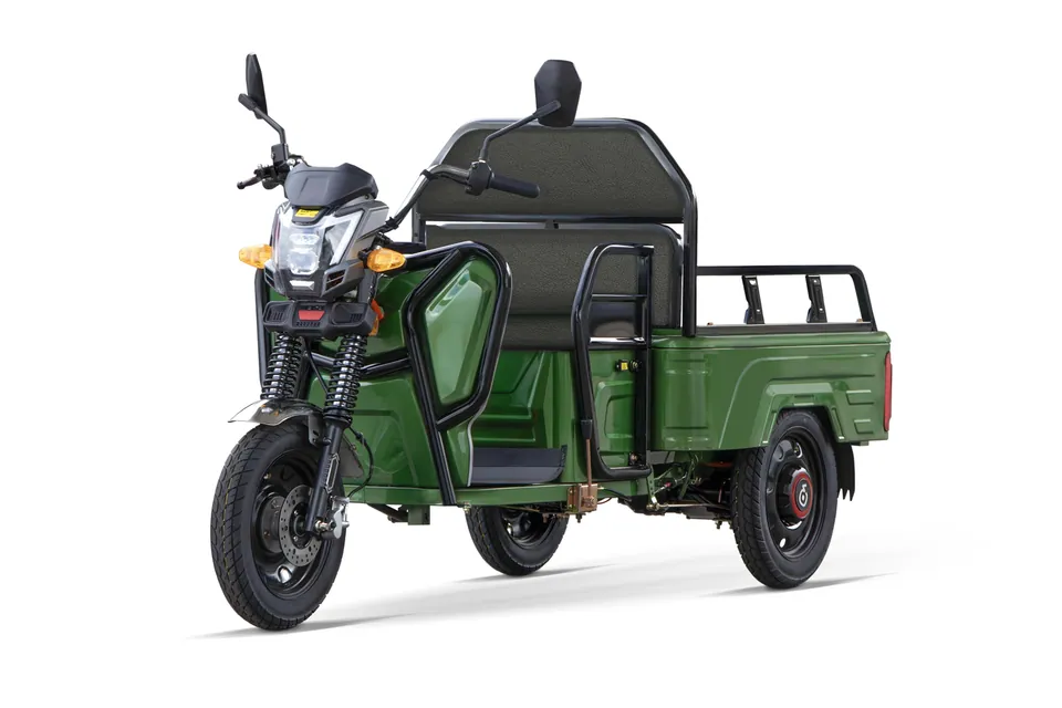 Geco Moto Truck P10 Dreirad Motorrad Cargo TUK TUK Kipper 72V pilt 2