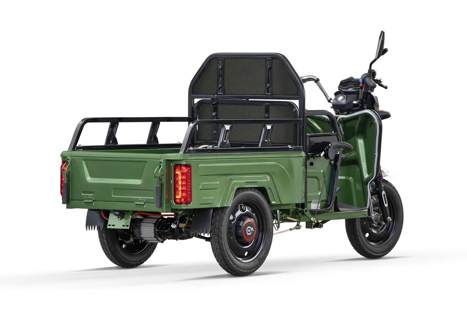 Geco Moto Truck P10 Dreirad Motorrad Cargo TUK TUK Kipper 72V pilt 3