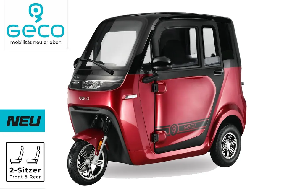 Geco Tiro 1,5kW Elektromobil E-Kabinenroller pilt 2