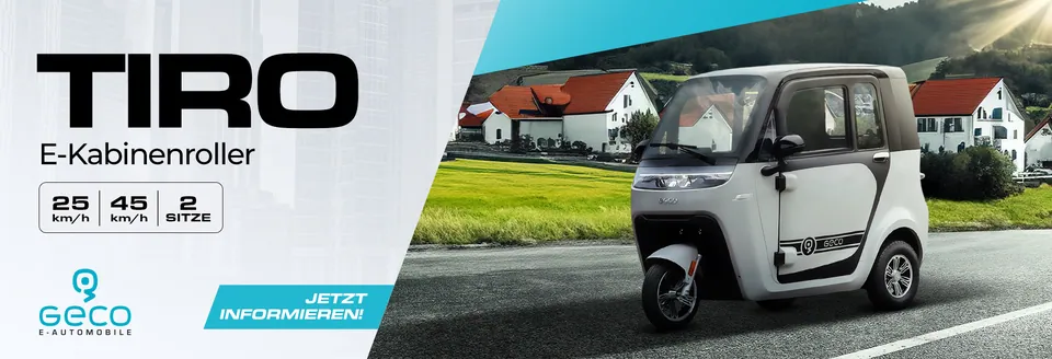 Geco Tiro 1,5kW Elektromobil E-Kabinenroller pilt 11
