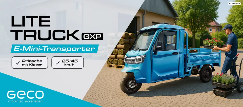 EEC Elektroauto Geco Lite Truck gXP 72V Polarbär Ultra AGM Batterie pilt 2