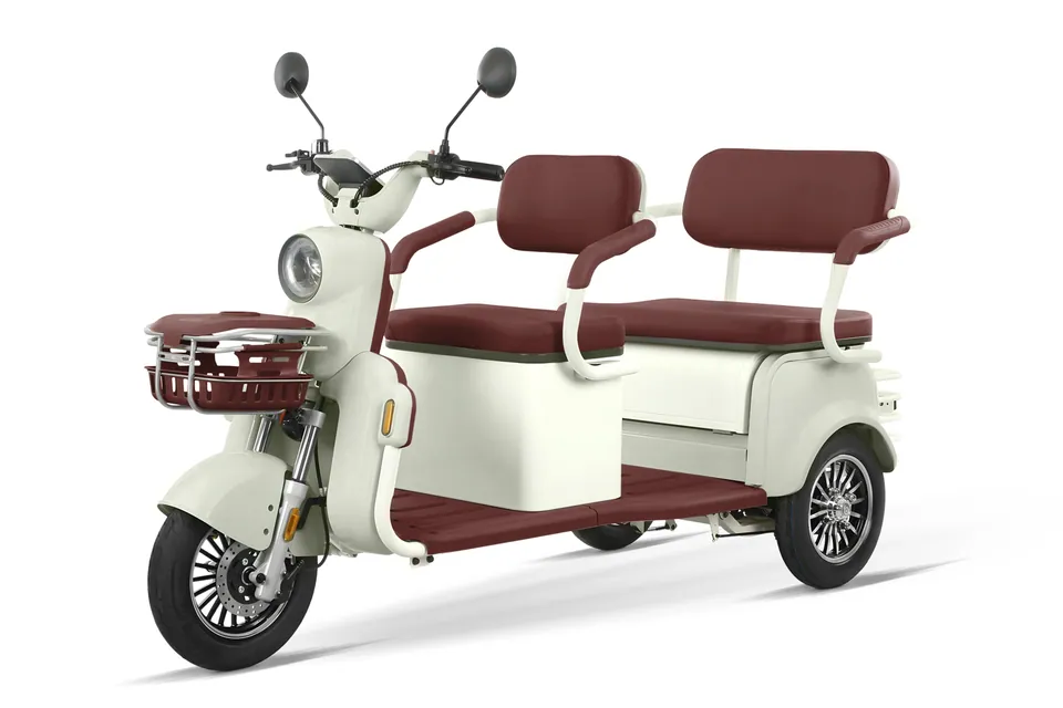 Geco AX3 Dreirad Scooter R220 Elektro Roller Mobile für 2000W 72V pilt 4