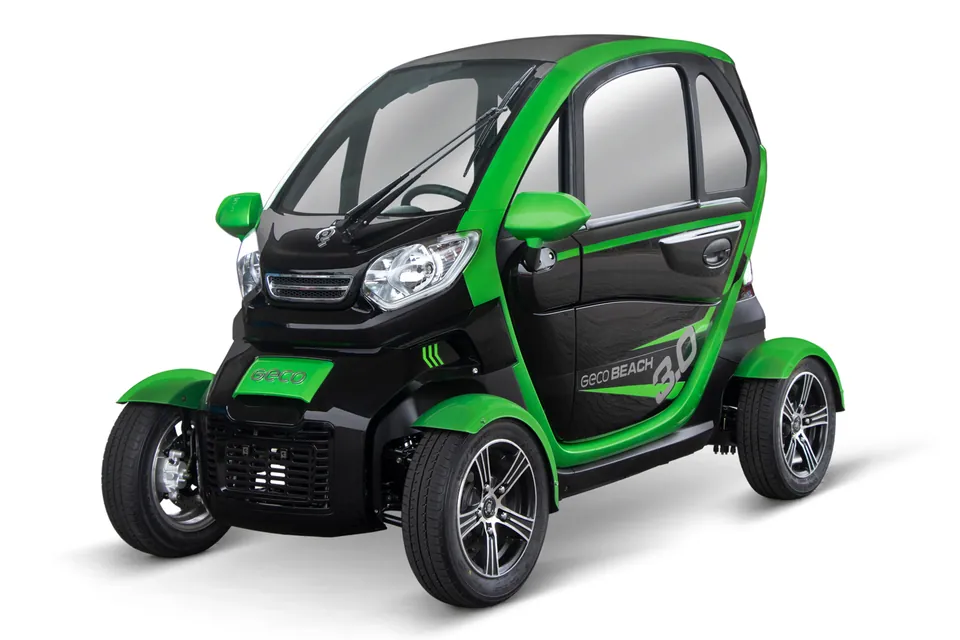 EEC Elektroauto Geco Beach 3000 V9 3kW inkl. 60V 90Ah AGM Batterien City-Elektroauto pilt 10