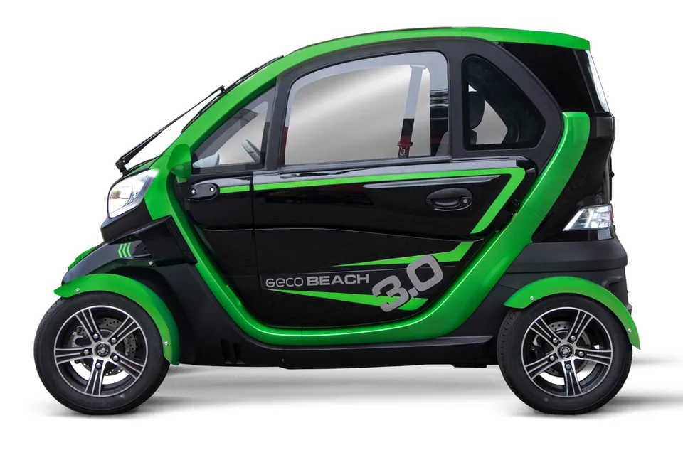 EEC Elektroauto Geco Beach 3000 V9 3kW inkl. 60V 90Ah AGM Batterien City-Elektroauto pilt 12