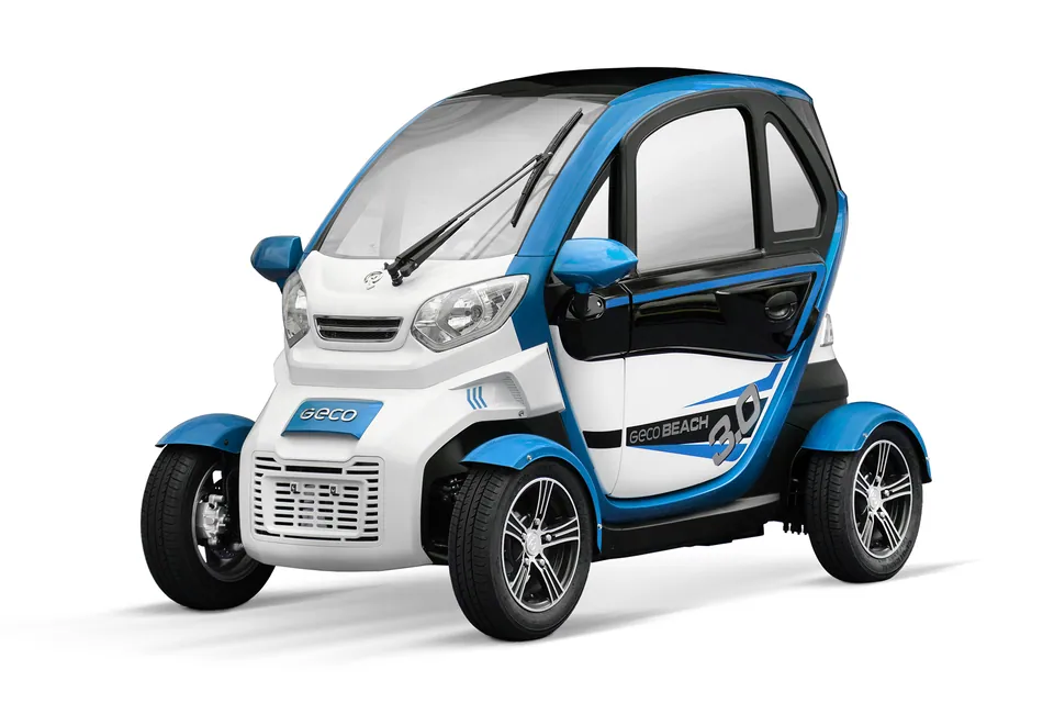 EEC Elektroauto Geco Beach 3000 V9 3kW inkl. 60V 90Ah AGM Batterien City-Elektroauto pilt 2