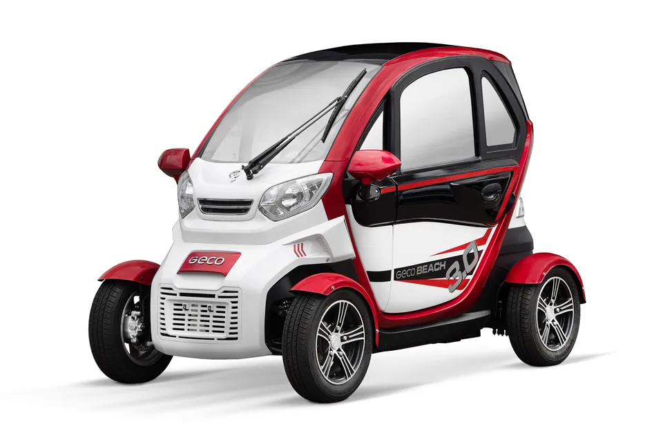 EEC Elektroauto Geco Beach 3000 V9 3kW inkl. 60V 90Ah AGM Batterien City-Elektroauto pilt 4