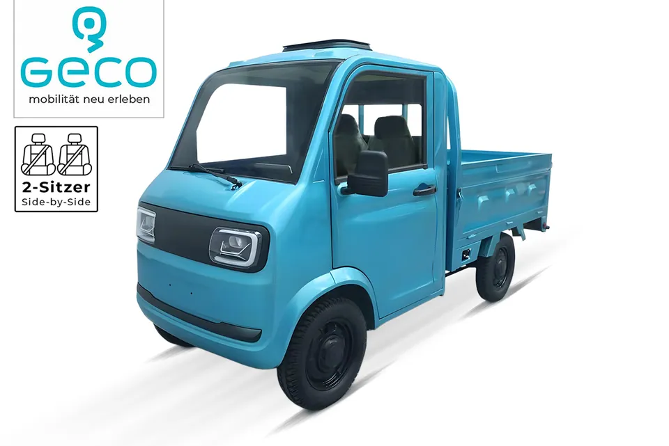 Geco Cargo Worker P440 4-Rad Pickup 72V 6 kW Moped Auto
