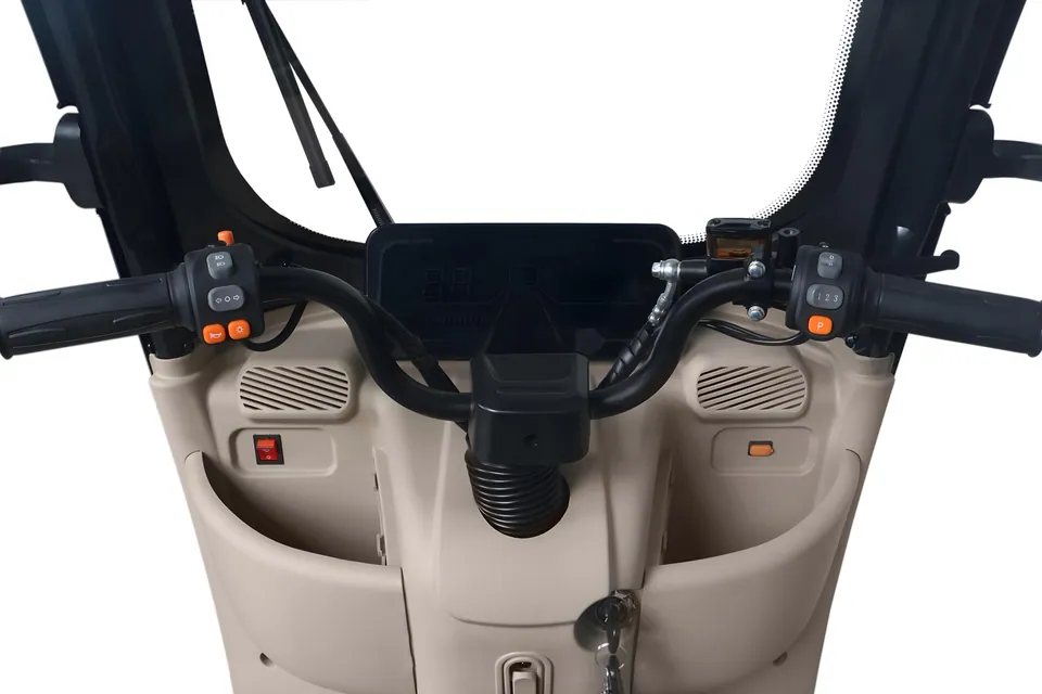 Geco CX2 RD110 3-Rad Scooter Elektromobil mit Dach 60V 1000W pilt 9