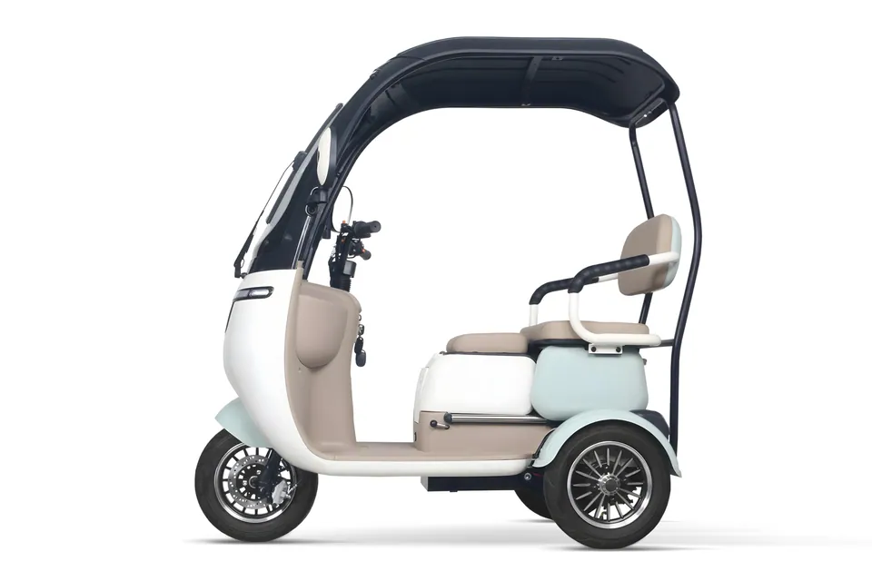 Geco CX2 RD110 3-Rad Scooter Elektromobil mit Dach 60V 1000W pilt 5