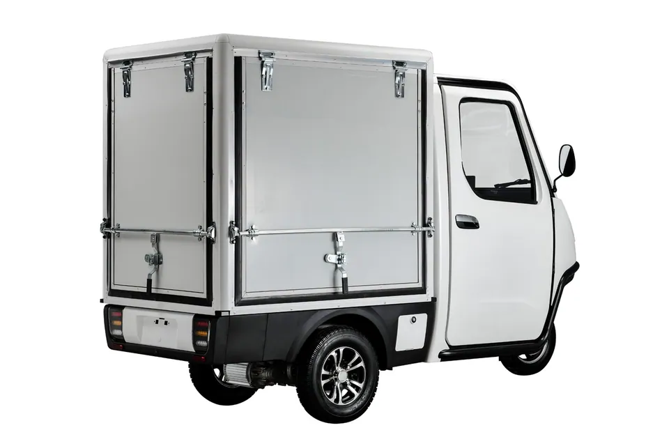 EEC Elektroauto Geco Flexi Food Truck gXC inkl. LiFePO4 Koffer-Box pilt 8