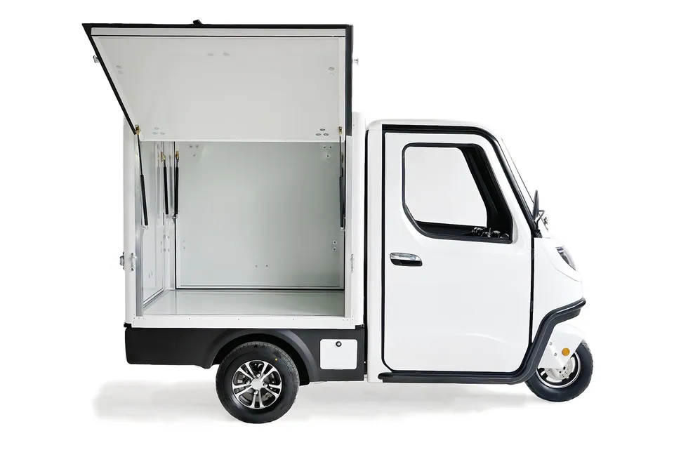 EEC Elektroauto Geco Flexi Food Truck gXC inkl. LiFePO4 Koffer-Box detail 13