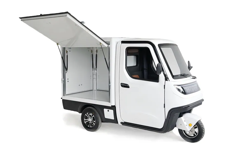 EEC Elektroauto Geco Flexi Food Truck gXC inkl. LiFePO4 Koffer-Box detail 14