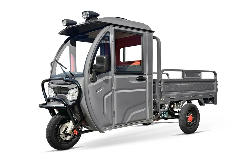 Geco Lite Truck P100 gXP Dreirad Kabinenroller Cargo TUK TUK Kipper 72V pilt 3