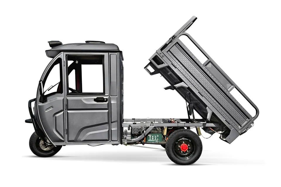 Geco Lite Truck P100 gXP Dreirad Kabinenroller Cargo TUK TUK Kipper 72V pilt 8