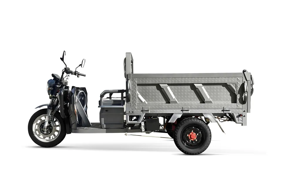 Geco Moto Truck P50 Dreirad Motorrad Cargo TUK TUK Elektrischer Kipper 72V / 3000W pilt 3