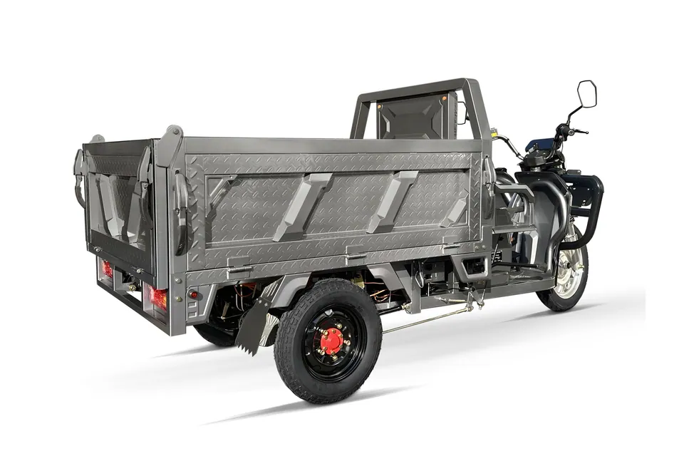 Geco Moto Truck P50 Dreirad Motorrad Cargo TUK TUK Elektrischer Kipper 72V / 3000W pilt 4