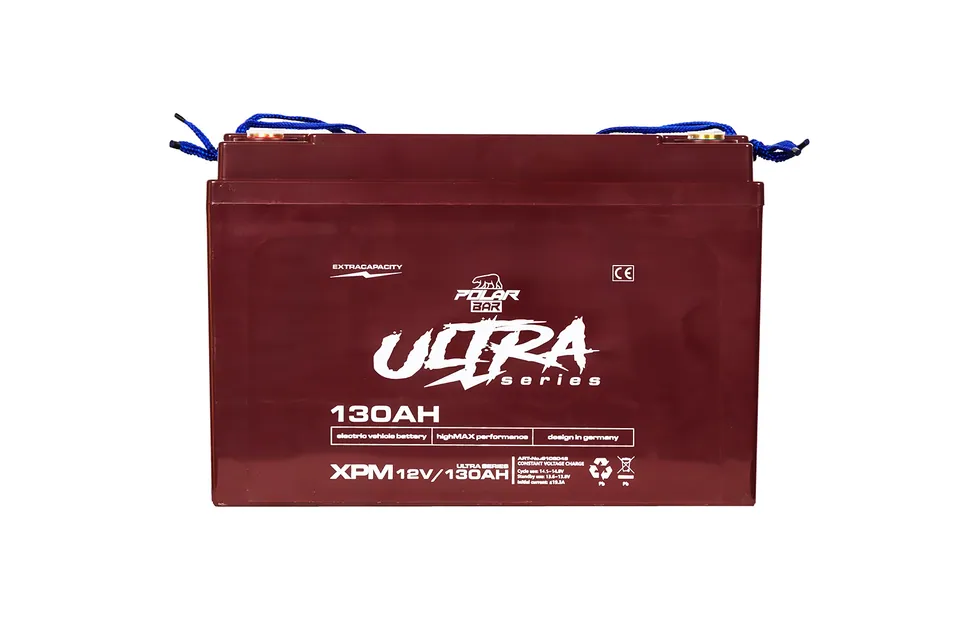 Polar Bär AGM Batterie Ultra Serie XPM 12V 130Ah wartungsfrei Powerbatterie