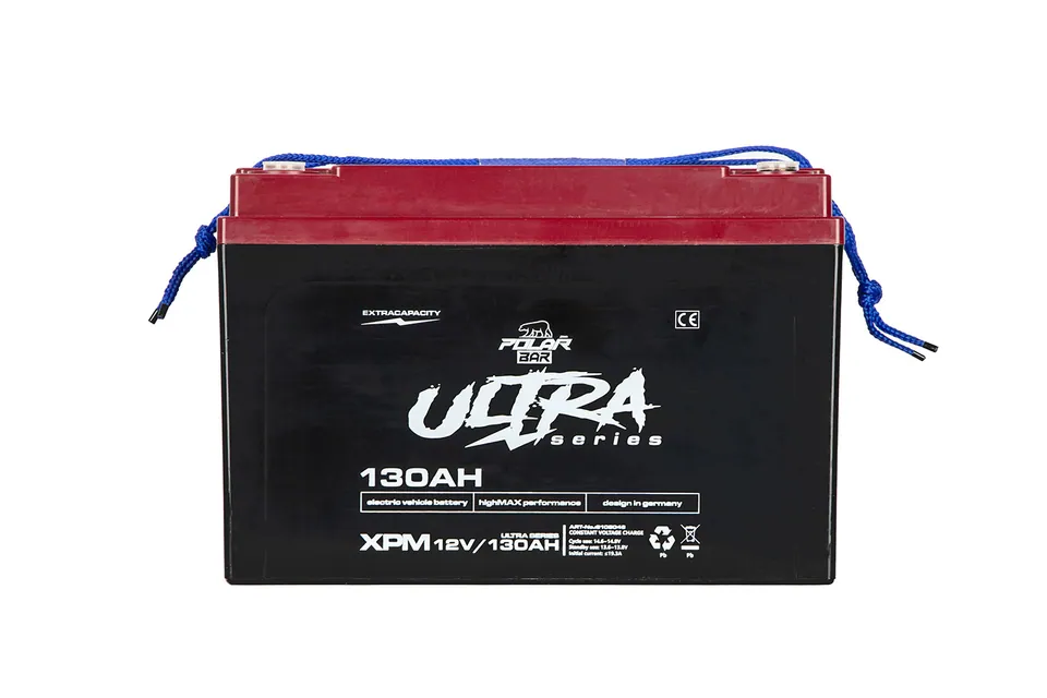 Polar Bär AGM Batterie Ultra Serie XPM 12V 130Ah wartungsfrei Powerbatterie pilt 3
