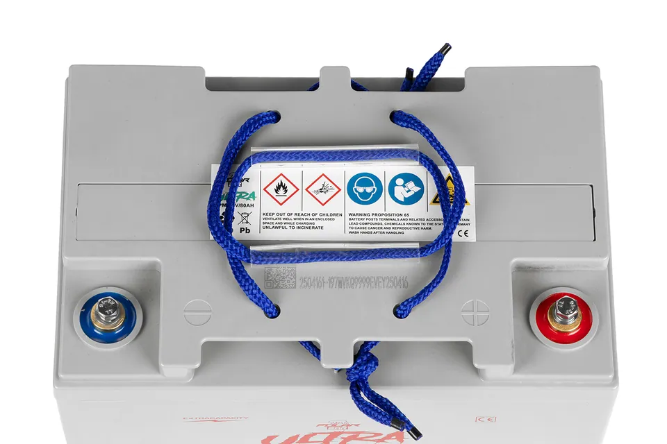 12V | 80Ah Polar Bär Ultra AGM Blei Gel Batterie | Akku für Elektro mobile Fahrzeuge pilt 4