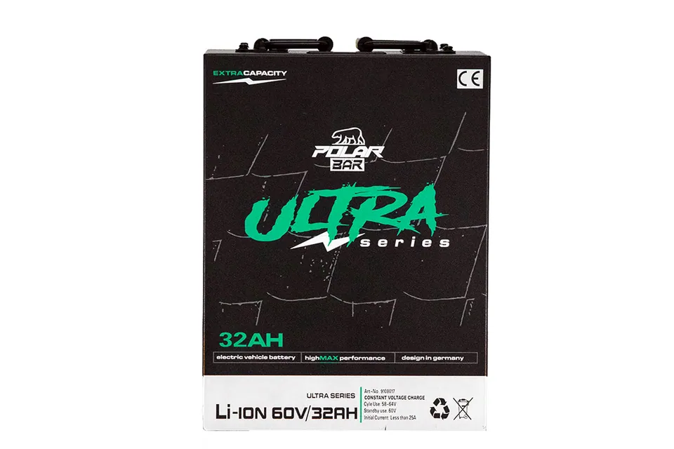 Polar Bär Lithium Steckakku Ultra Serie 60V 32Ah mit BMS App