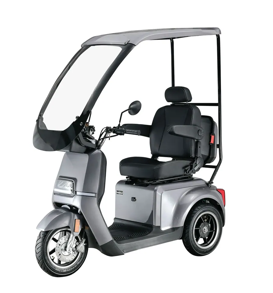Geco Senio U1 Elektro Seniorenmobil mit Magnetbremse + Überdachung 6-25km/h pilt 3